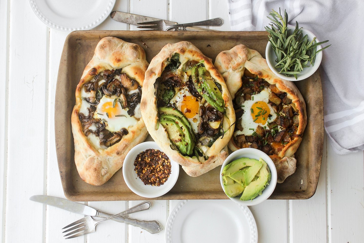 Khachapuris aux épinards pour 4 personnes - Recettes - Elle à Table