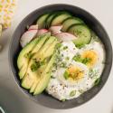 Egg and cottage cheese breakfast bowl 1664x833