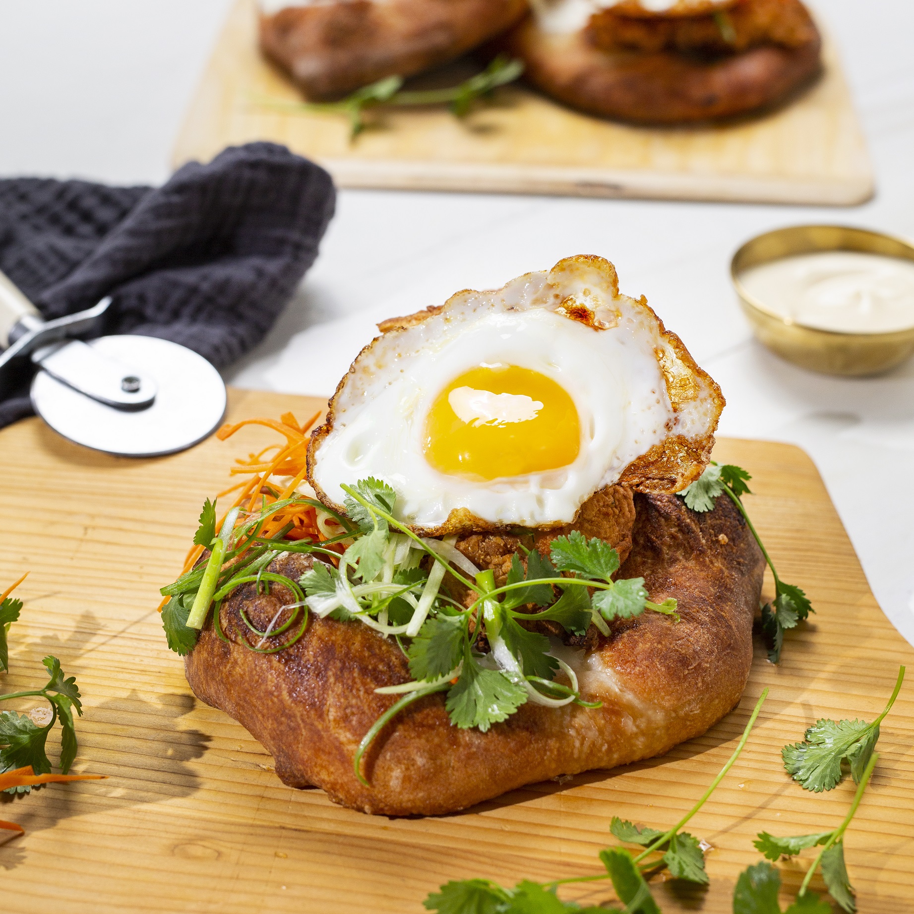Pizza inspirée du Banh Mi