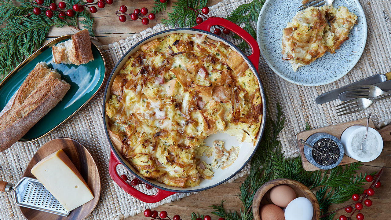Croque-madame en casserole