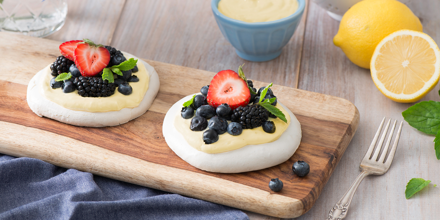 Meringues aux agrumes