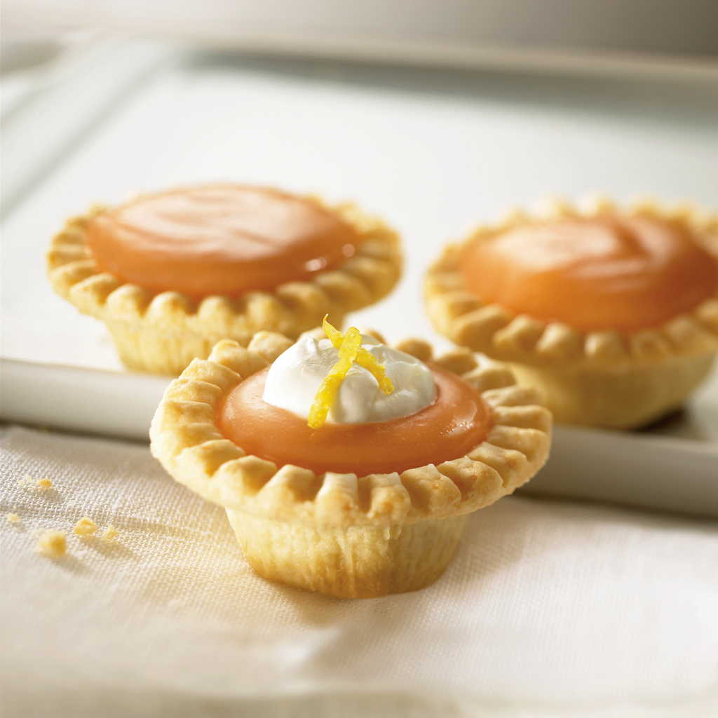 Tartelettes à la crème de citron et aux canneberges