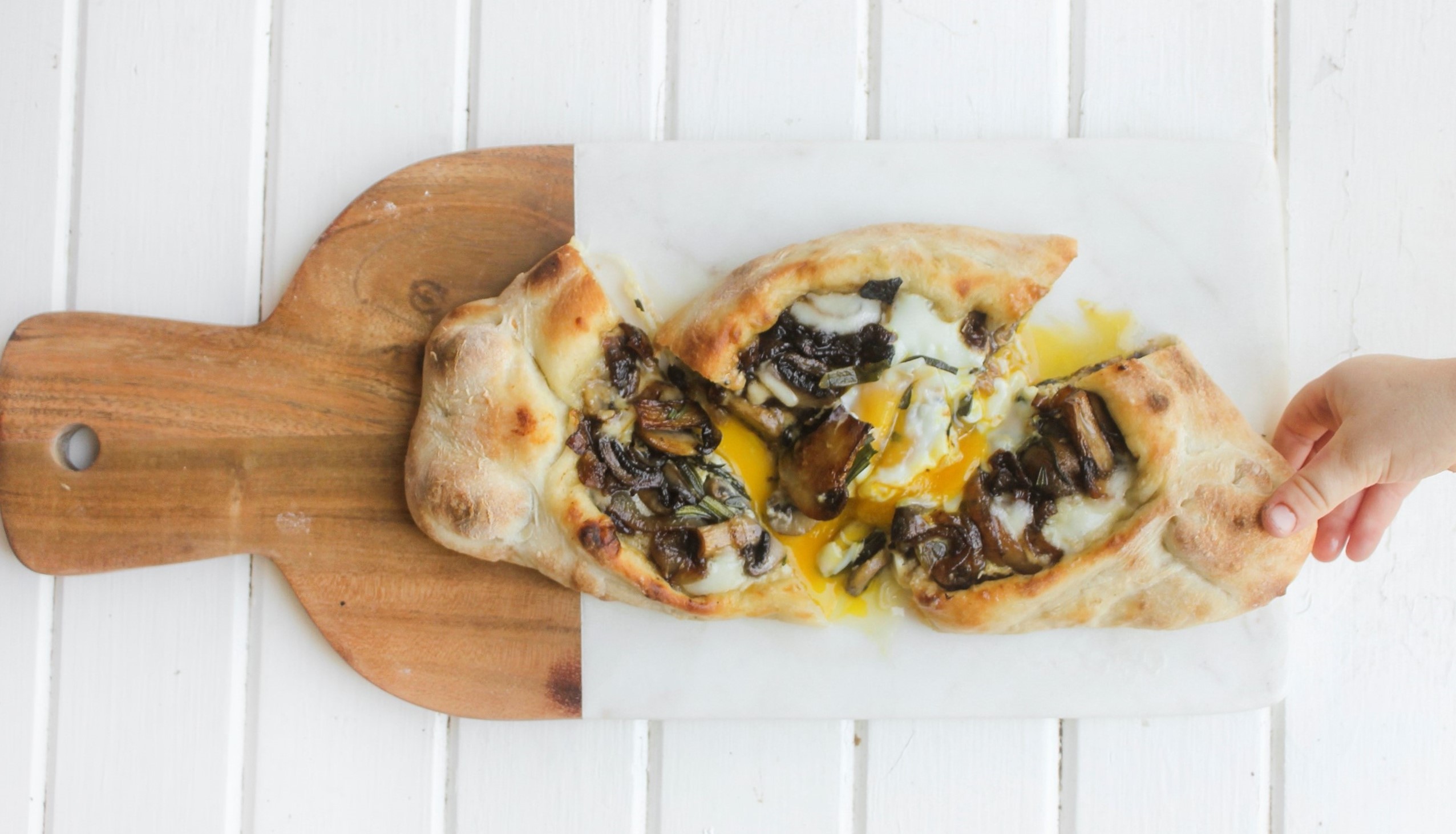 Khachapuri aux champignons
