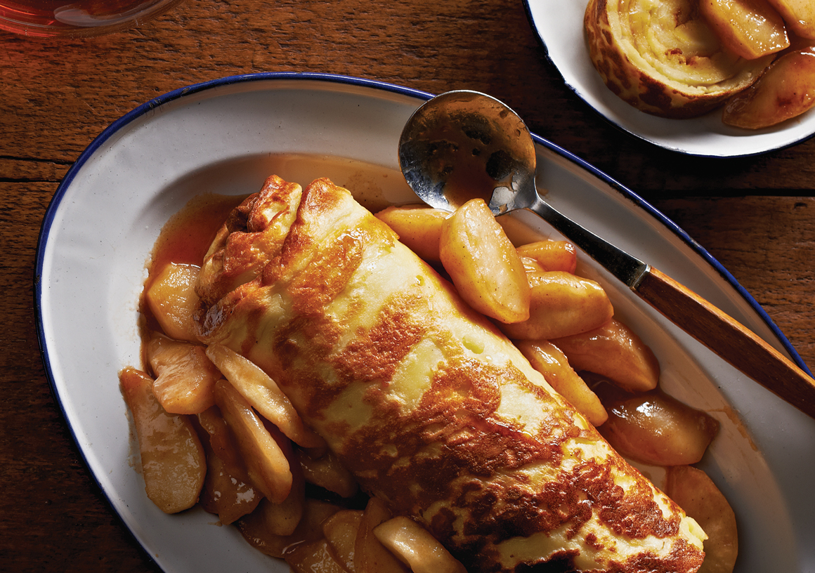 Crêpes finnoises cuites au four