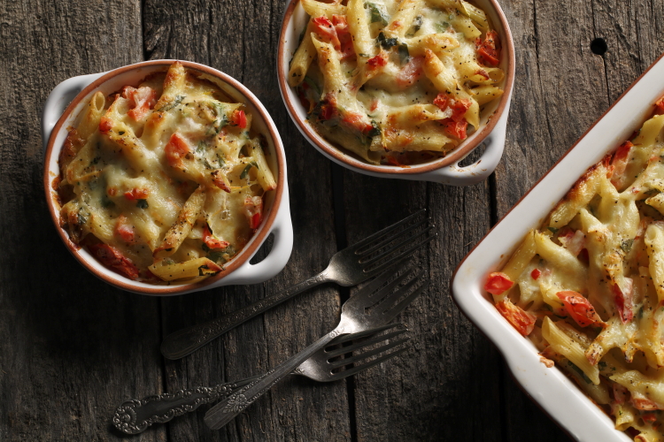Gratin italien de penne