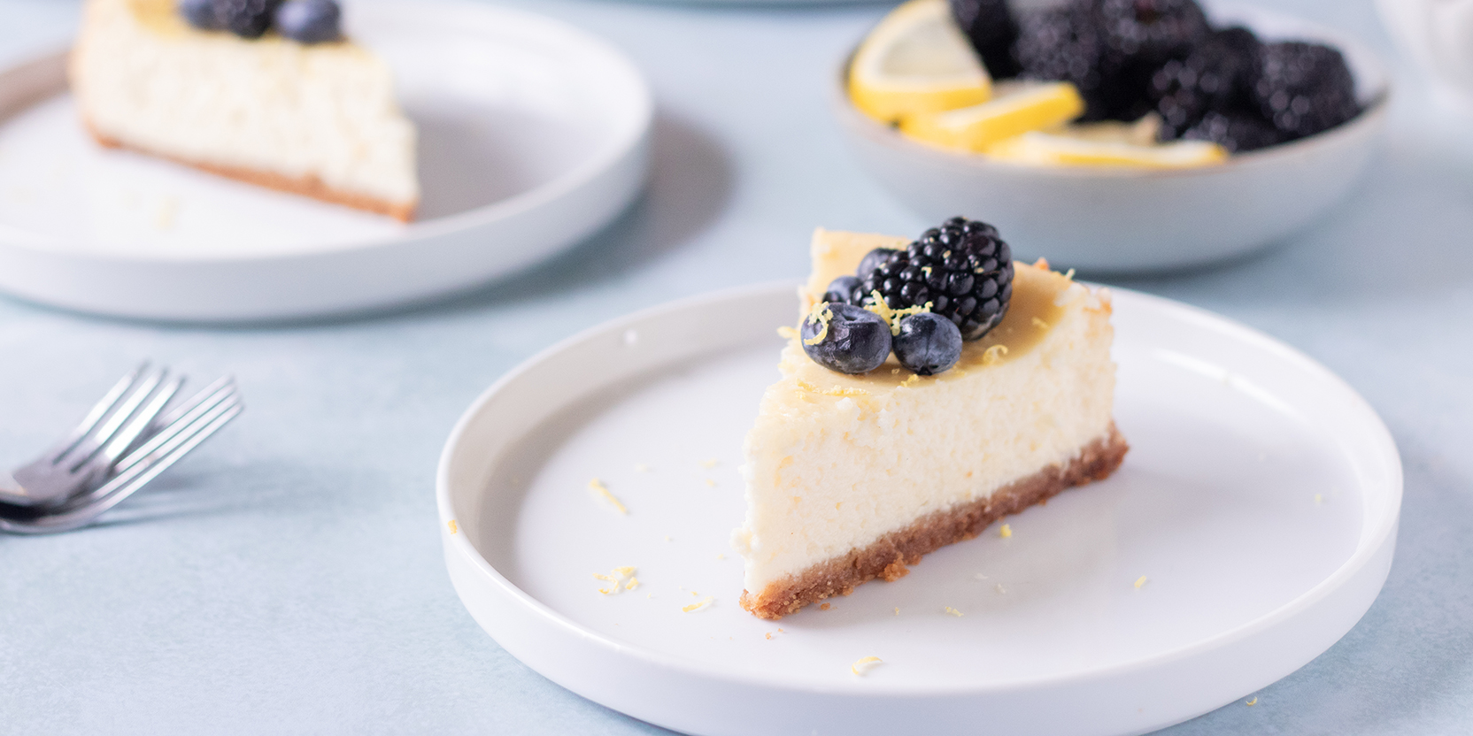 Gâteau au fromage et au citron