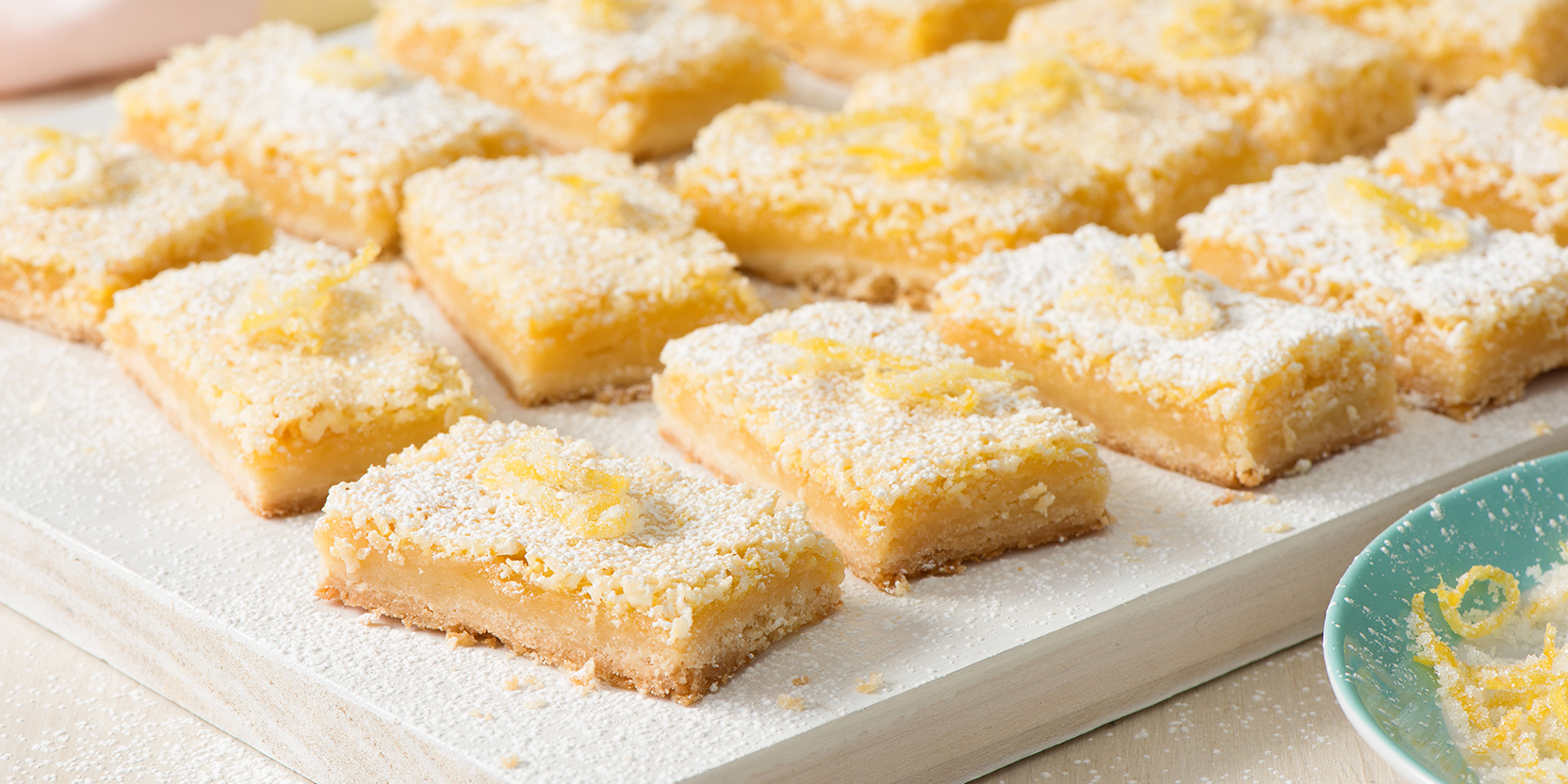 Carrés au citron et à la noix de coco
