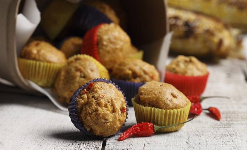 Mini muffins aux deux maïs