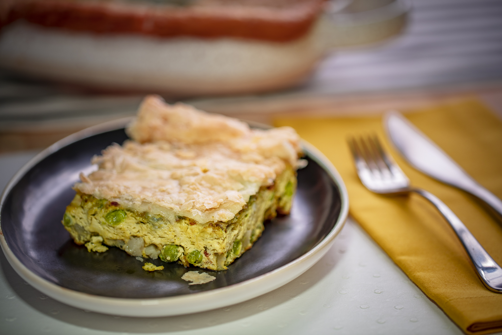 Frittata de style samosa