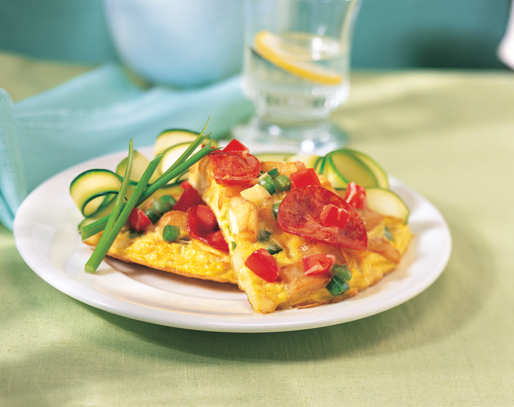 Frittata parmentier au pepperoni