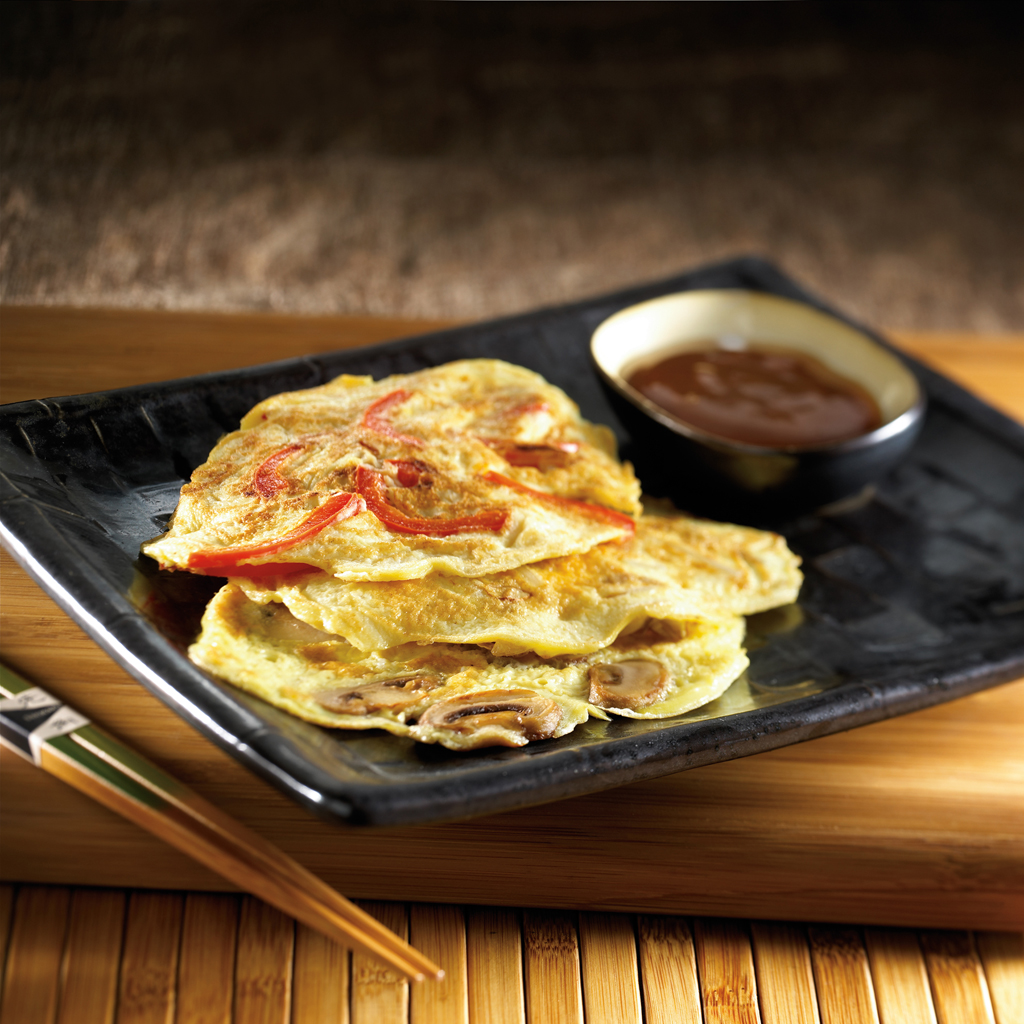 Omelette « foo yung » superposée