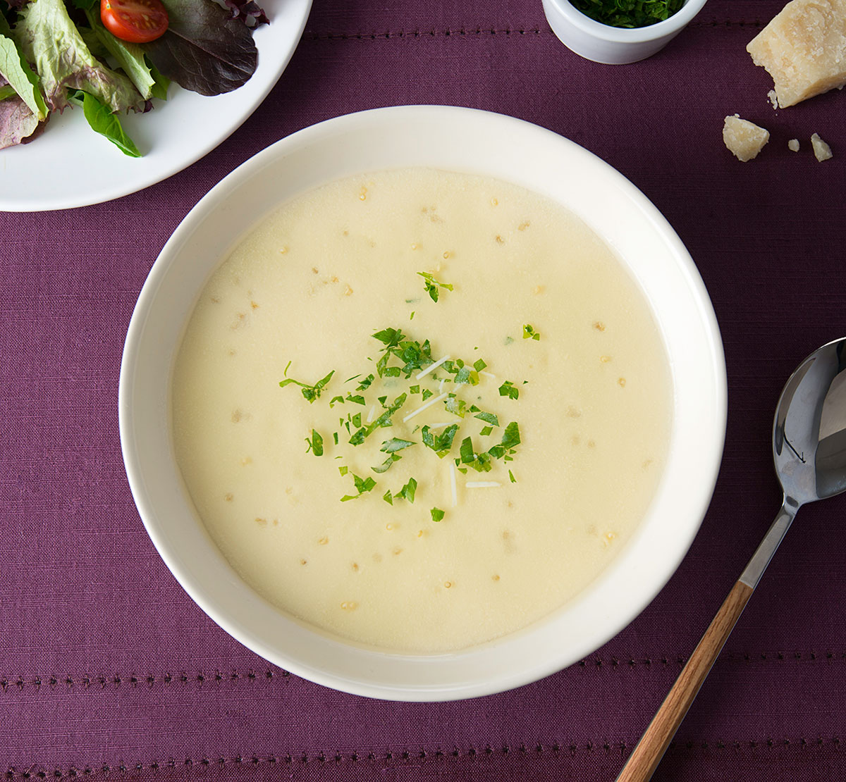 Soupe avgolémono avec quinoa
