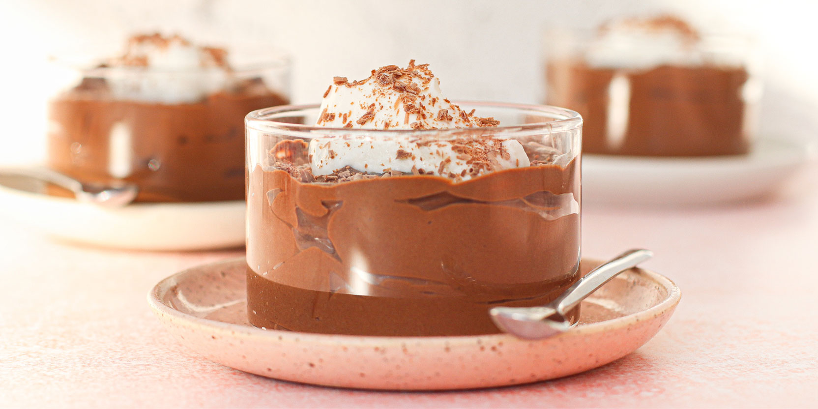 Mousse au chocolat riche en protéines